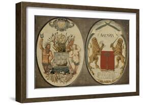 The Arms of the Dutch East India Company and of the Town of Batavia, 1651-Jeronimus Becx-Framed Giclee Print