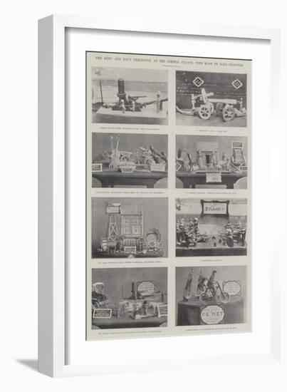 The Army and Navy Exhibition at the Crystal Palace, Toys Made by Boer Prisoners-null-Framed Giclee Print