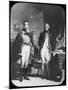 The Army and Navy, Wellington and Nelson, C1805-Newton & Co-Mounted Giclee Print