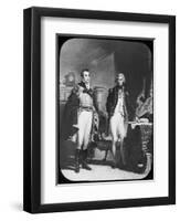 The Army and Navy, Wellington and Nelson, C1805-Newton & Co-Framed Giclee Print