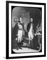 The Army and Navy, Wellington and Nelson, C1805-Newton & Co-Framed Giclee Print