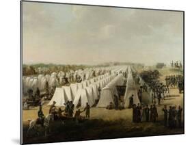 The Army Camp at Rijen, 1831-5-Dutch School-Mounted Giclee Print