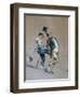 The Army Cook and the Bourgeois, C1824-1866-Paul Gavarni-Framed Giclee Print