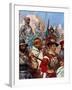 The Army Entered Mexico to the Sound of Martial Music-James Henry Robinson-Framed Giclee Print