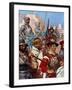 The Army Entered Mexico to the Sound of Martial Music-James Henry Robinson-Framed Giclee Print