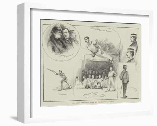 The Army Gymnastic Staff at the People's Palace-Henry Charles Seppings Wright-Framed Giclee Print