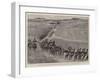 The Army Manoeuvres on Salisbury Plain, a Stiff Job for the Gunners-Henry Marriott Paget-Framed Giclee Print