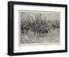 The Army Manoeuvres, with the Northern Army on Salisbury Plain-Frank Craig-Framed Giclee Print