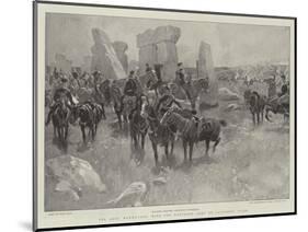 The Army Manoeuvres, with the Northern Army on Salisbury Plain-Frank Craig-Mounted Giclee Print