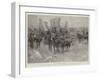 The Army Manoeuvres, with the Northern Army on Salisbury Plain-Frank Craig-Framed Giclee Print