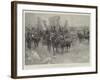 The Army Manoeuvres, with the Northern Army on Salisbury Plain-Frank Craig-Framed Giclee Print