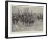 The Army Manoeuvres, with the Northern Army on Salisbury Plain-Frank Craig-Framed Giclee Print