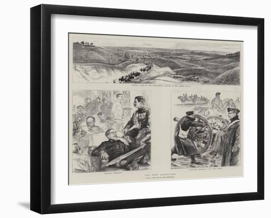 The Army Manoeuvres-Charles Paul Renouard-Framed Giclee Print