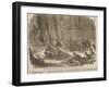 The Army of the Potomac - Our Outlying Picket in the Woods-Winslow Homer-Framed Giclee Print