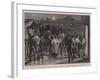 The Army Service Corps at Colwort Barracks, Portsmouth, Receiving Equipment from the Stores-Frank Dadd-Framed Giclee Print