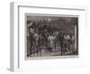 The Army Service Corps at Colwort Barracks, Portsmouth, Receiving Equipment from the Stores-Frank Dadd-Framed Giclee Print