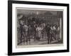 The Army Service Corps at Colwort Barracks, Portsmouth, Receiving Equipment from the Stores-Frank Dadd-Framed Giclee Print