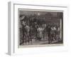 The Army Service Corps at Colwort Barracks, Portsmouth, Receiving Equipment from the Stores-Frank Dadd-Framed Giclee Print