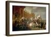 The Army Takes an Oath to the Emperor after the Distribution of Eagles, 5 December 1804, 1810-Jacques Louis David-Framed Giclee Print