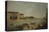 The Arno at Florence-Thomas Patch-Stretched Canvas