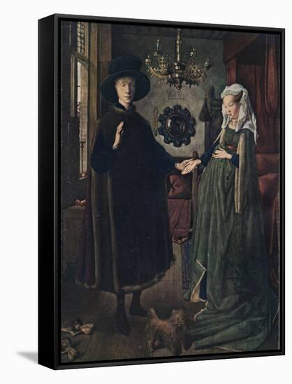 The Arnolfini Portrait, 1434, (1904)-Jan Van Eyck-Framed Stretched Canvas