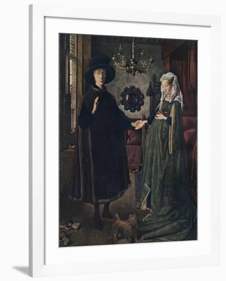 The Arnolfini Portrait, 1434, (1904)-Jan Van Eyck-Framed Giclee Print