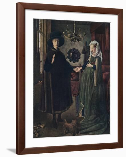 The Arnolfini Portrait, 1434, (1904)-Jan Van Eyck-Framed Giclee Print