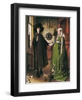 The Arnolfini Portrait-Jan van Eyck-Framed Art Print
