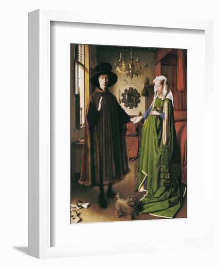 The Arnolfini Portrait-Jan van Eyck-Framed Art Print