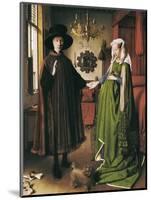 The Arnolfini Portrait-Jan van Eyck-Mounted Art Print