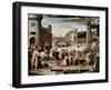 The Arrest and Supplication of Sir Thomas More (1478-1535)-Antoine Caron-Framed Giclee Print