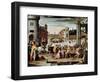 The Arrest and Supplication of Sir Thomas More (1478-1535)-Antoine Caron-Framed Giclee Print