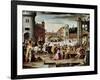 The Arrest and Supplication of Sir Thomas More (1478-1535)-Antoine Caron-Framed Giclee Print