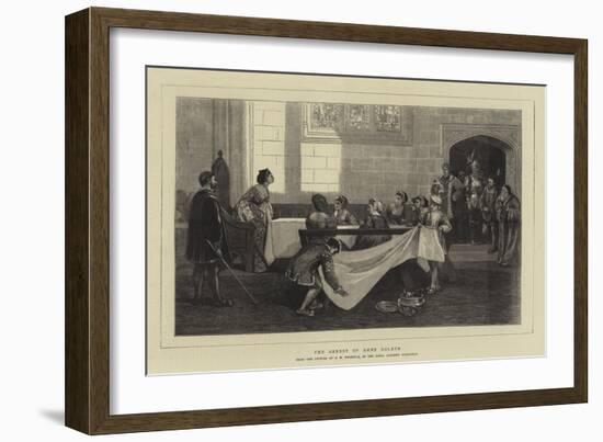 The Arrest of Anne Boleyn-David Wilkie Wynfield-Framed Giclee Print