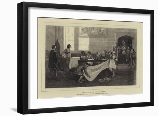 The Arrest of Anne Boleyn-David Wilkie Wynfield-Framed Giclee Print