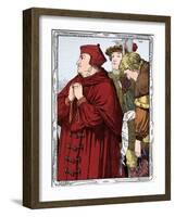 The Arrest of Cardinal Wolsey, 1902-Patten Wilson-Framed Giclee Print