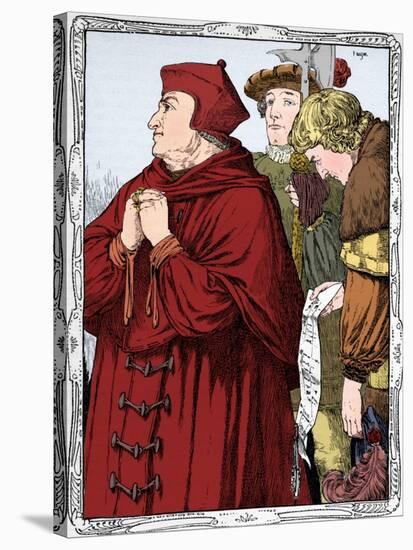 The Arrest of Cardinal Wolsey, 1902-Patten Wilson-Stretched Canvas