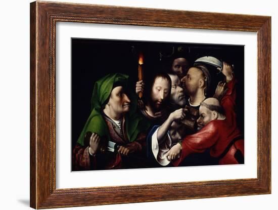 The Arrest of Christ, C.1515-Hieronymus Bosch-Framed Giclee Print