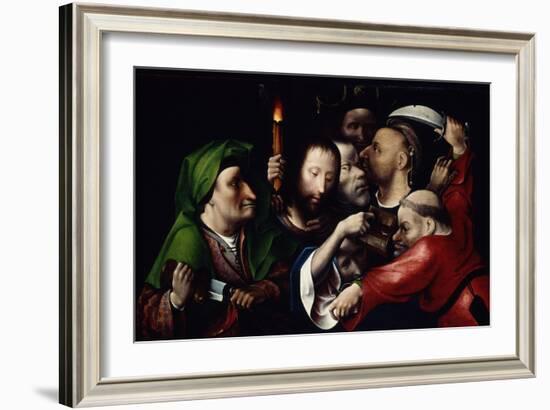 The Arrest of Christ, C.1515-Hieronymus Bosch-Framed Giclee Print