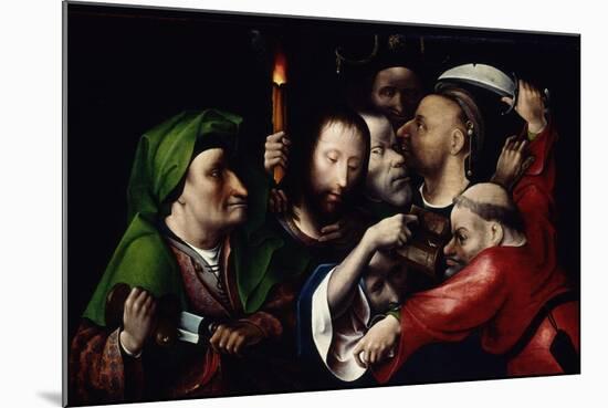The Arrest of Christ, C.1515-Hieronymus Bosch-Mounted Giclee Print