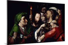 The Arrest of Christ, C.1515-Hieronymus Bosch-Mounted Giclee Print
