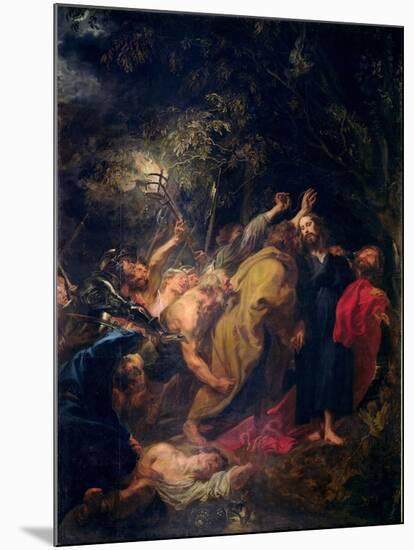 The Arrest of Christ in the Gardens, circa 1628-30-Sir Anthony Van Dyck-Mounted Giclee Print