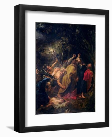 The Arrest of Christ in the Gardens, circa 1628-30-Sir Anthony Van Dyck-Framed Giclee Print