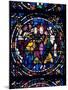 The Arrest of Christ (Kiss of Judas), stained glass, Chartres Cathedral, 1194-1260. Artist: Unknown-Unknown-Mounted Giclee Print