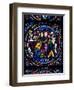 The Arrest of Christ (Kiss of Judas), stained glass, Chartres Cathedral, 1194-1260. Artist: Unknown-Unknown-Framed Giclee Print