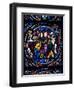 The Arrest of Christ (Kiss of Judas), stained glass, Chartres Cathedral, 1194-1260. Artist: Unknown-Unknown-Framed Giclee Print