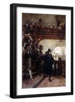 The Arrest of Councillor Broussel, 26th August, 1648-Jean-Paul Laurens-Framed Giclee Print