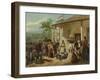 The Arrest of Diepo Negoro by Lieutenant-General Baron De Kock, c.1830-35-Nicholas Pieneman-Framed Giclee Print