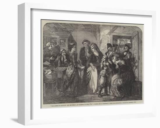 The Arrest of Louis XVI and His Family, at Varennes-Thomas Falcon Marshall-Framed Premium Giclee Print