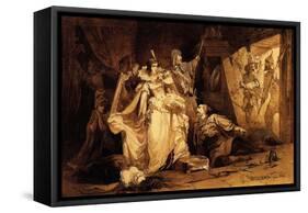 The Arrest of Marina Mniszech, 1860-Mikhail Osipovitsch Mikeshin-Framed Stretched Canvas